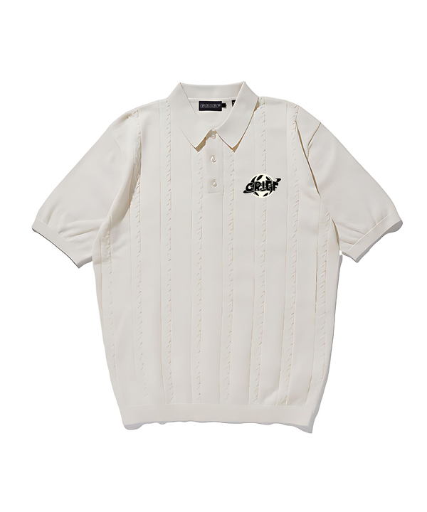 Embroidered Knitted Polo