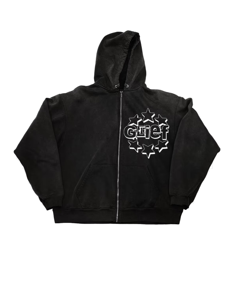 Black Alternative Logo Hoodie